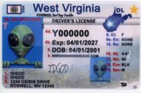 West Virginia Fake ID
