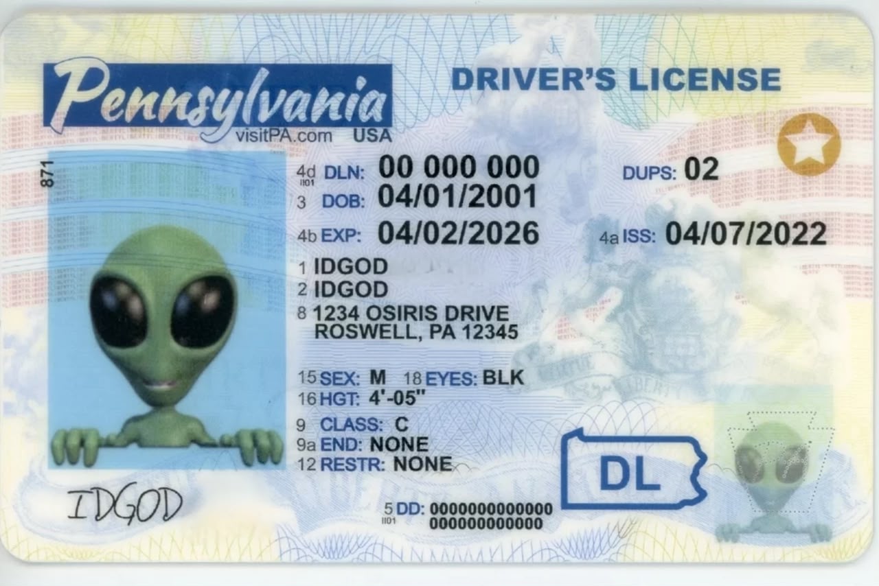 Pennsylvania Fake ID